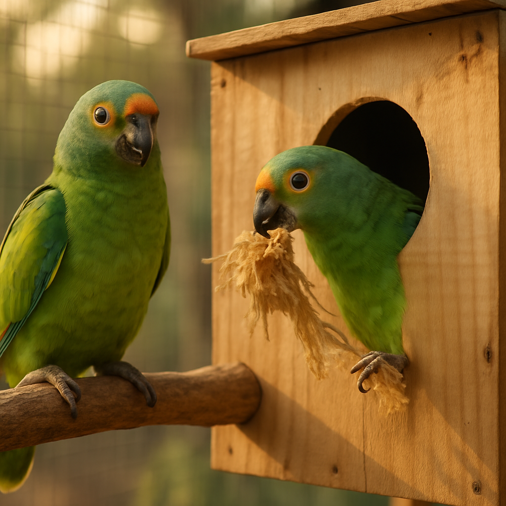 Nestbau, Territorialität & Signale bei Papageien|parrotbabys.com