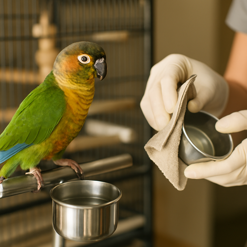 Parrotbabys: Hygiene, Reinigung & Parasitenbekämpfung Papageien